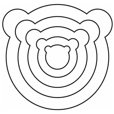 Set Matrici Tagliate - Testa Di Orso - Foto 2