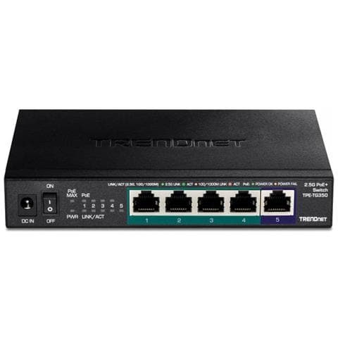 Tpe-tg350 Switch Di Rete Non Gestito 2.5g Ethernet (100/1000/2500) Supporto Power Over Ethernet (poe) Nero - Foto 2