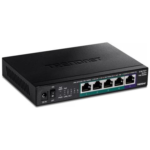 Tpe-tg350 Switch Di Rete Non Gestito 2.5g Ethernet (100/1000/2500) Supporto Power Over Ethernet (poe) Nero - Foto 1