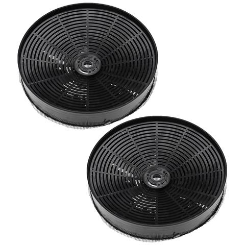 VHBW 2x Filtro Ai Carboni Attivi Compatibile Con Electrolux Eft690w 95510141400 Cappa Da Cucina - Con Rete Di Protezione