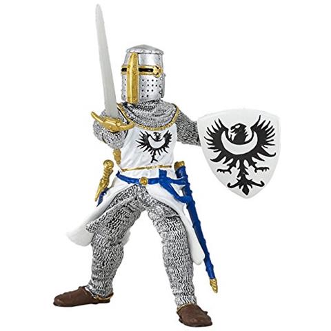 Cavaliere Bianco Con Spada Figura, Multicolore - Foto 1