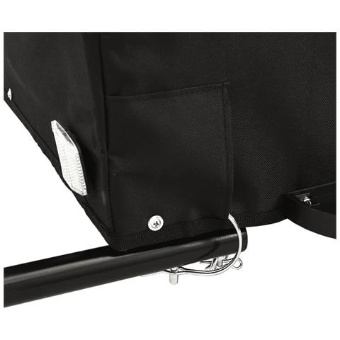 Rimorchio Da Bici Nero E Rosso 30 Kg In Ferro - Foto 10