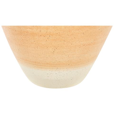 Vaso Decorativo Skione Realizzato A Mano Ceramica Marrone Chiaro - Foto 6