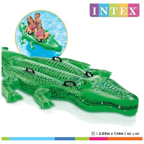 Alligatore Gigante Cavalcabile 203x114 Cm - Foto 2