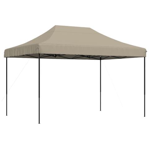Tenda Da Festa Pieghevole Pop-up Tortora 410x279x315 Cm - Foto 2