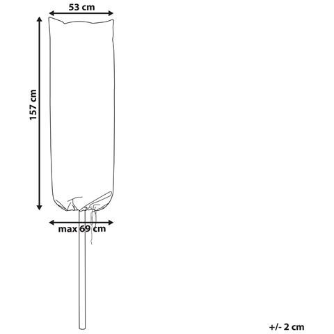 Telo Impermeabile Protettivo Per Ombrelloni Da Giardino Sibilla 157 X 69 X 53 Cm Chuva - Foto 6