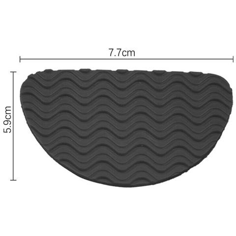 Cuscino Per Scarpe Con Suola Antiscivolo Autoadesiva Per La Riduzione Del Rumore Black S - Foto 4