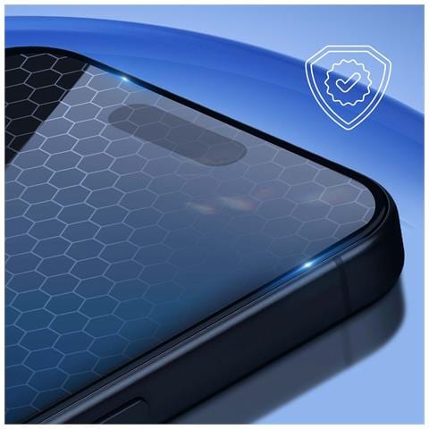 Proteggischermo Per Iphone 16 Vetro Ibrido Infrangibile - Foto 2