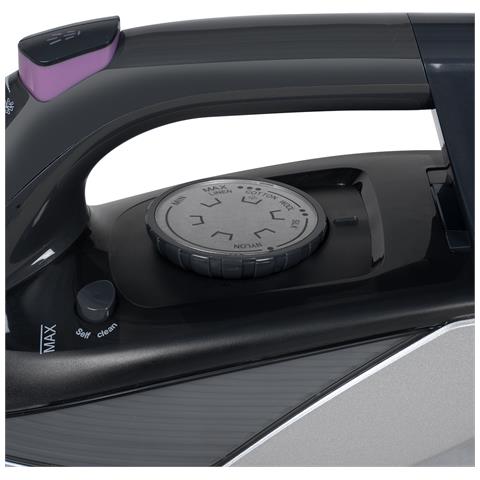 Ferro da Stiro a Vapore dom483 Capacità 0.35 Litri Potenza 2200 Watt Colore Grigio /Viola - Foto 6