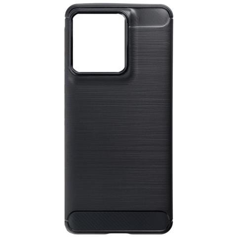 Custodia B-case Tpu Silicone Cover Case Per Motorola Edge 50 Pro Carbon Metal Black - Foto 2