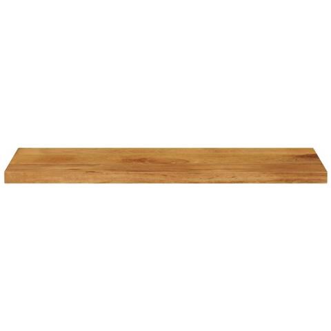 Piano Per Tavolo 70x20x2,5cm Rettangolare Legno Massello Mango - Foto 3