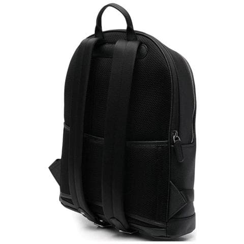 Slim Commuter Backpack Zaino Pelle Di Mucca Borse Uomo Nero Eu One Size, 33u2lhdb2l-001 - Foto 3