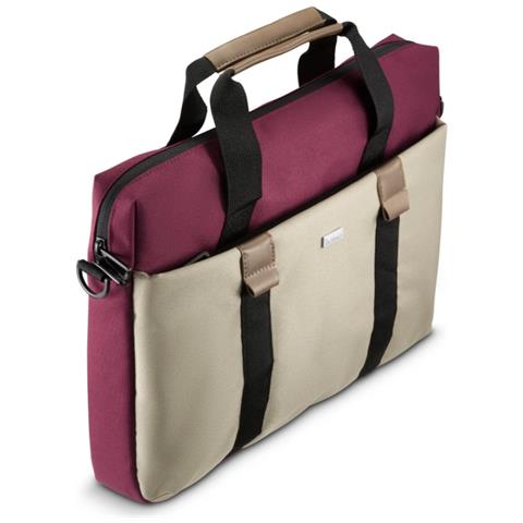 00222063 borsa per laptop 41,1 cm (16.2") Custodia trolley Beige, Rosso - Foto 3