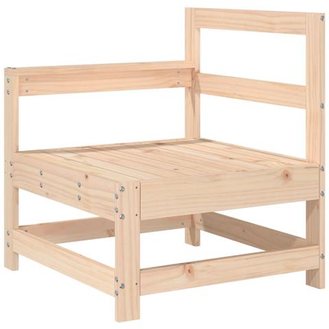 Set Salotto Da Giardino 7 Pz In Legno Massello Di Pino - Foto 3