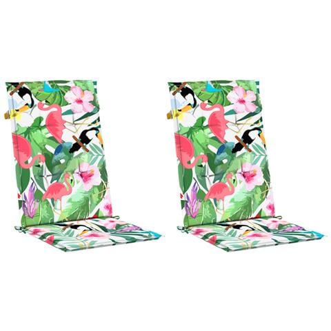 Cuscini Per Sedie 2 Pz Multicolori 120x50x3 Cm In Tessuto - Foto 3