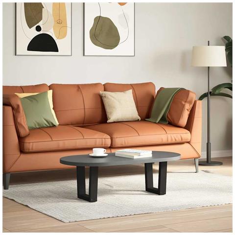 Gambe Per Tavolo Da Pranzo A V 2 Pz Nero 40x(30-31,3)cm Acciaio - Foto 2