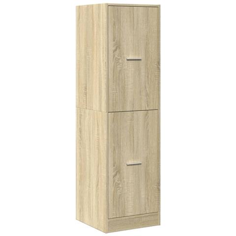 Armadietto Da Farmacia Rovere Sonoma 40x41x144,5 Cm Truciolato - Foto 3