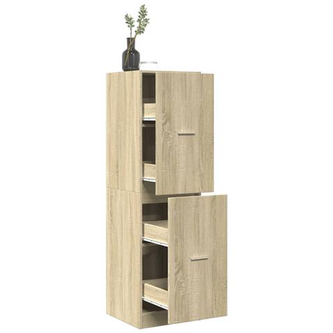 Armadietto Da Farmacia Rovere Sonoma 40x41x144,5 Cm Truciolato - Foto 1