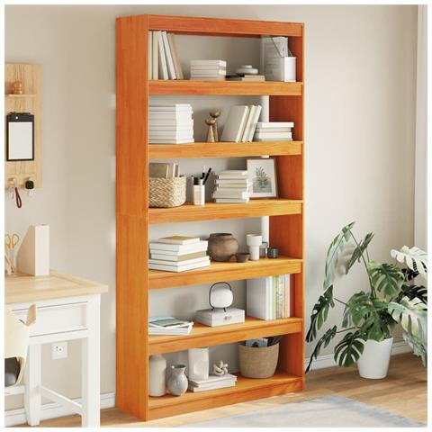 Lusso Casadino - Libreria/divisorio 100x30x199,5 Cm In Legno Massello Di Pino - Foto 8