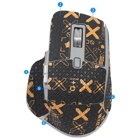 Adesivi Per Mouse Con Presa Migliorata Per Logitech Mx Master 3s Gold - Foto 4