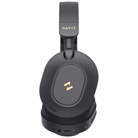 H668BT (Black) Cuffie Con cavo e senza cavo A Padiglione Musica /Giornaliera USB tipo-C Bluetooth Nero - Foto 2