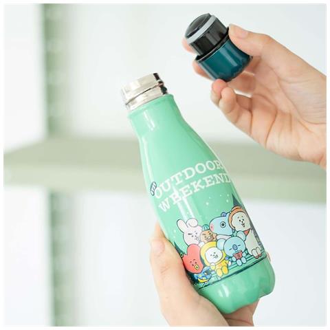 Bottiglia Termica 260 Ml Design Outdoor Weekend Tutti I Personaggi, Verde - Foto 5