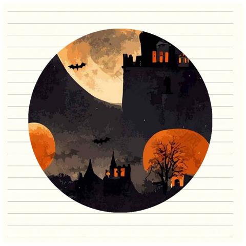 Set Di 2 Sottobicchieri In Pvc A Tema Halloween - Magnetici E Decorativi - Foto 2