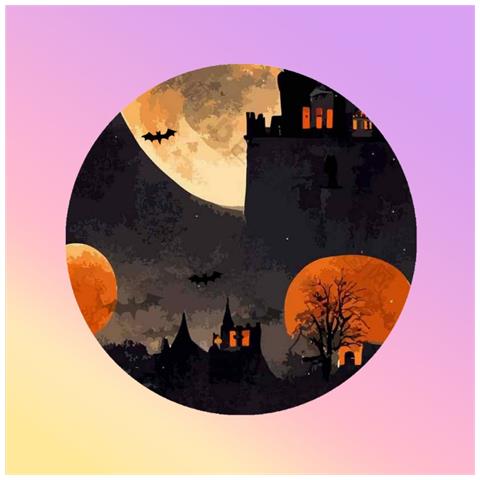Set Di 2 Sottobicchieri In Pvc A Tema Halloween - Magnetici E Decorativi - Foto 3