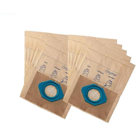 Confezione Da 5 Sacchetti Per Aspirapolvere In Carta Microfibra - Marrone Chiaro, Compatibili Con Nilfisk Ga70/gm80/gm90 - Foto 2