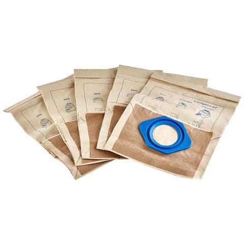 Confezione Da 5 Sacchetti Per Aspirapolvere In Carta Microfibra - Marrone Chiaro, Compatibili Con Nilfisk Ga70/gm80/gm90 - Foto 4