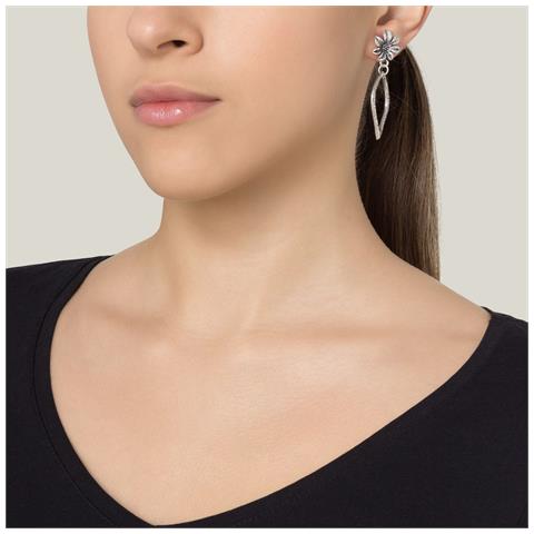 Orecchino D'argento A Forma Di Palma - Foto 2