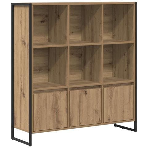 Armadio per Libri 2 pcs Rovere Artigianale 99,5 x 30 x 108,5 cm - Foto 1