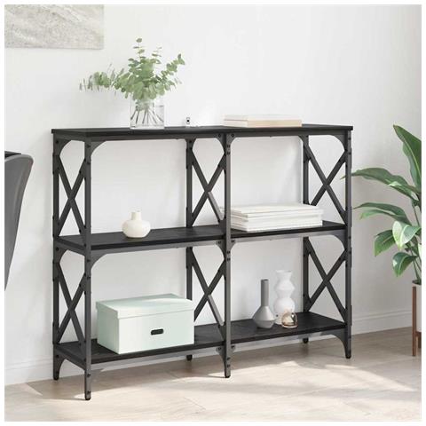 Tavolo consolle Rovere Nero 100 x 28 x 80,5 cm - Foto 2