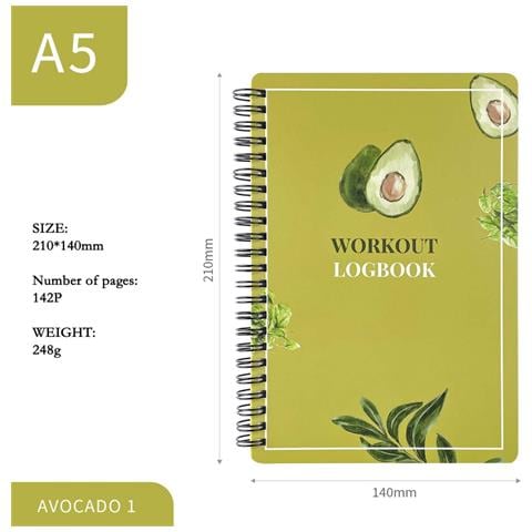 A5 Planner Fitness A Spirale - Diario Di Allenamento, Tracker Esercizi Quotidiani - Foto 1