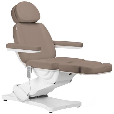 poltrona cosmetica elettrica Classic 3 motori marrone moderno - Foto 2