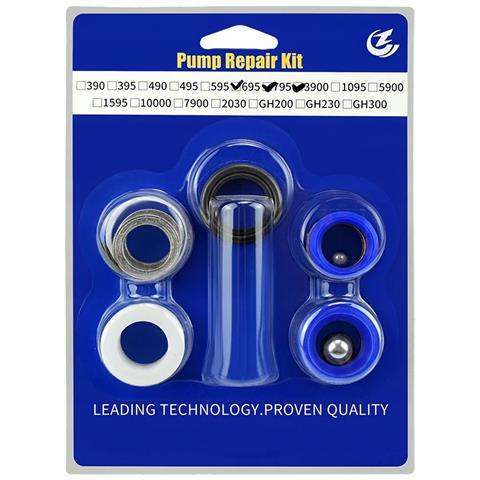 Set Di Riparazione Pompa Compatibile Con Graco Ultra Max Ii 695/795, Gmax, Gmax Ii 3900 - Materiali Di Alta Qualità, Durata, Precisione - Foto 2