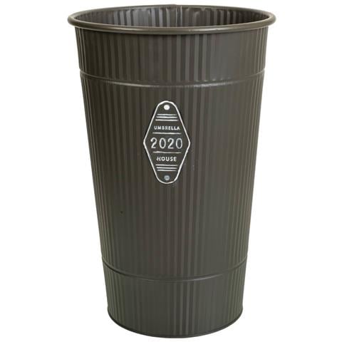 Vaso Metallo Grigio 25,5x40h B. 18 - Foto 1