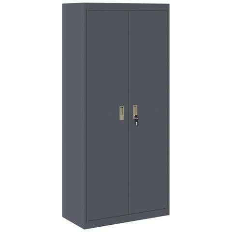 Armadio Antracite 80 x 40 x 180 cm Acciaio - Foto 1