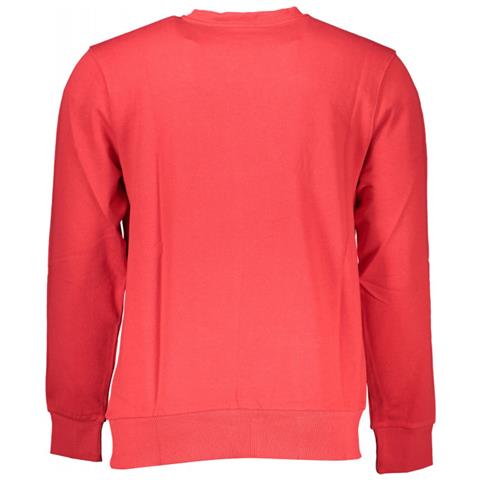 FELPA ROSSA CON ZIP - Taglia: L, Colore: Rosso - Foto 2