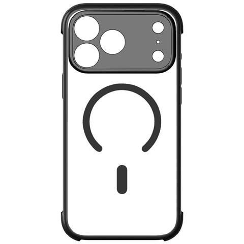 Cover per iPhone 17 Pro Max - TPU+PC, Nero, Antiurto - Foto 4