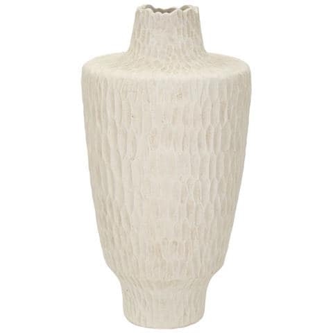 Vaso Shade Alto In Magnesio Color Crema - Foto 1