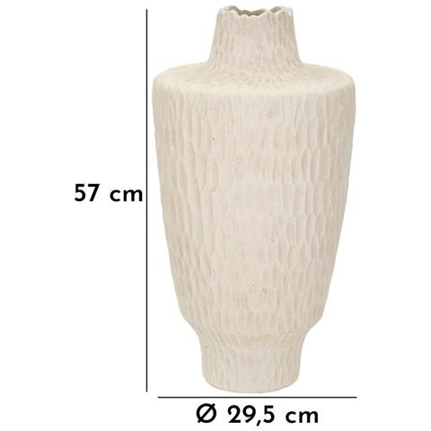 Vaso Shade Alto In Magnesio Color Crema - Foto 7