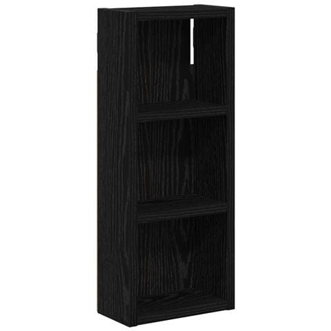 Armadio da bagno a muro Rovere Nero 20 x 10 x 50 cm - Foto 1