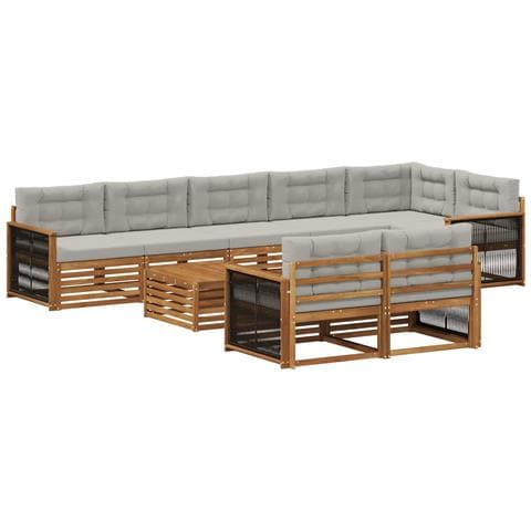 Set di divani da esterno con cuscino 9 pcs - Foto 1
