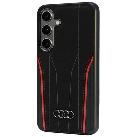Custodia Originale In Pelle Audi Magsafe, Nero E Rosso (s24) - Foto 7