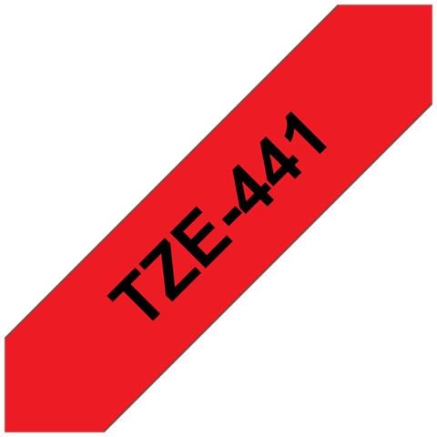 TZE-441 nastro per etichettatrice Nero su rosso - Foto 1