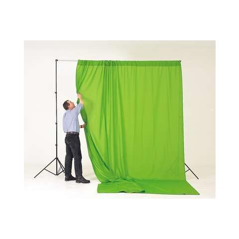 Chromakey Verde - Fondale a drappo 300 x 700 cm - Foto 1