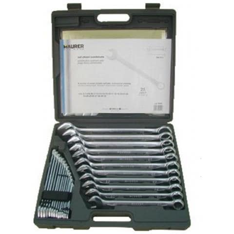 Set chiavi combinate in valigetta serie da 6 a 32 mm 25 pezzi - Foto 3