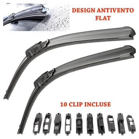 2 Spazzole Tergicristalli Aerodinamici Anteriori per MITSUBISHI