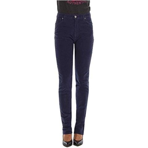 CARRERA JEANS - Carrera Pantalone In Velluto Stretch Mod. 753. Vita Alta  Gamba Regolare. Donna Blu S - ePRICE